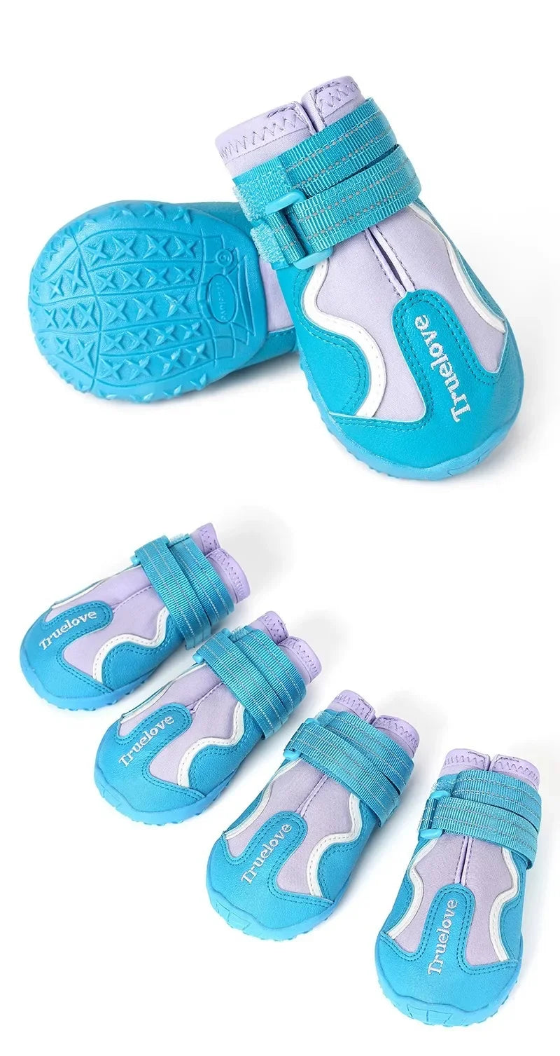 Dog Shoes Adjustable Waterproof Warm and Protect The Feet Small Dogs Reflective Shoes Easy Clean Pet Supplies Products