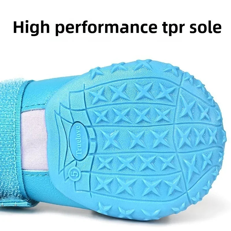 Dog Shoes Adjustable Waterproof Warm and Protect The Feet Small Dogs Reflective Shoes Easy Clean Pet Supplies Products