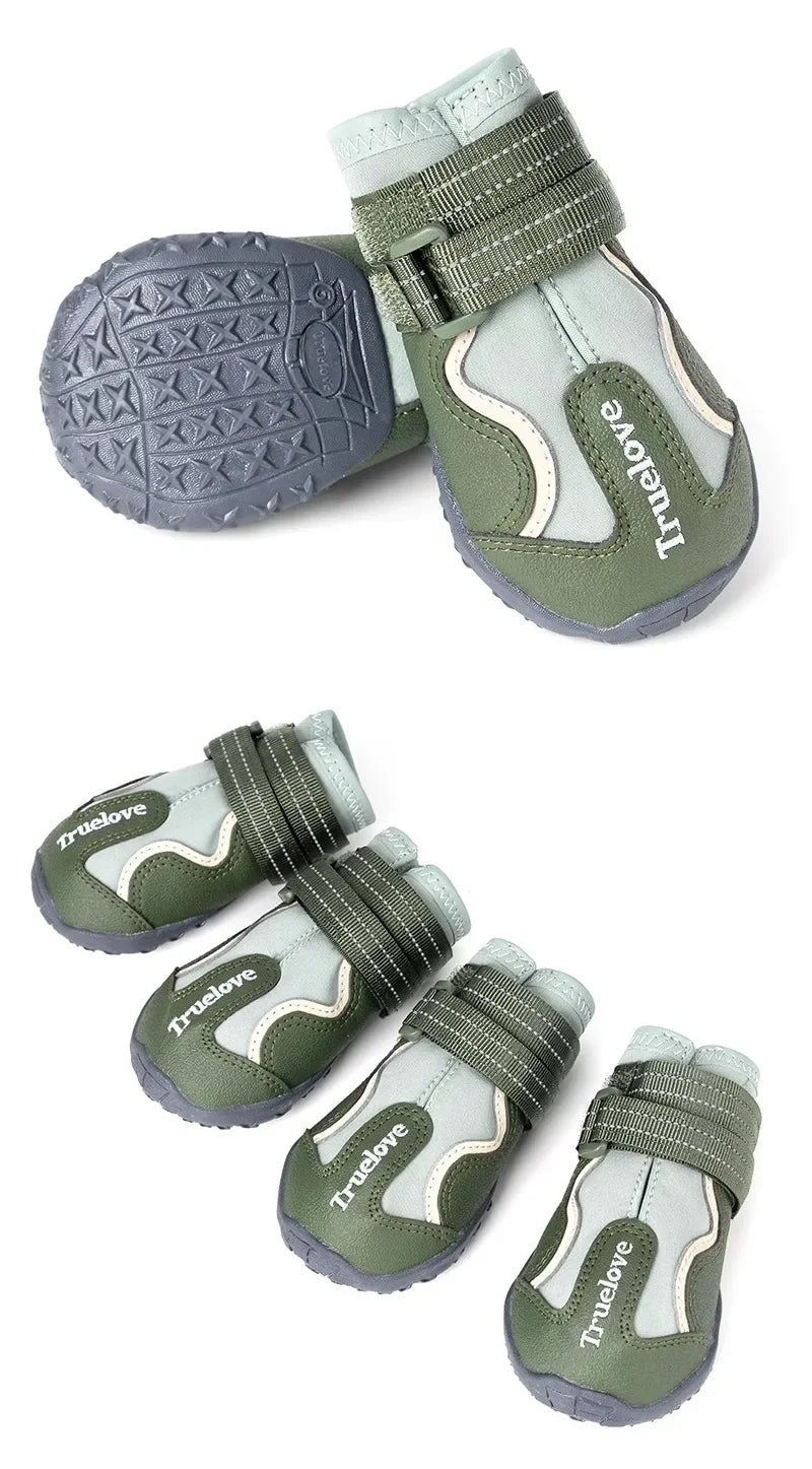 Dog Shoes Adjustable Waterproof Warm and Protect The Feet Small Dogs Reflective Shoes Easy Clean Pet Supplies Products