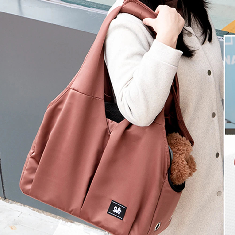 Breathable Cat Carrier Bag Cats Transporter Bag Portable Puppy Shoulder Bags Travel Pet Carrier for Cat Dog Pets Handbag